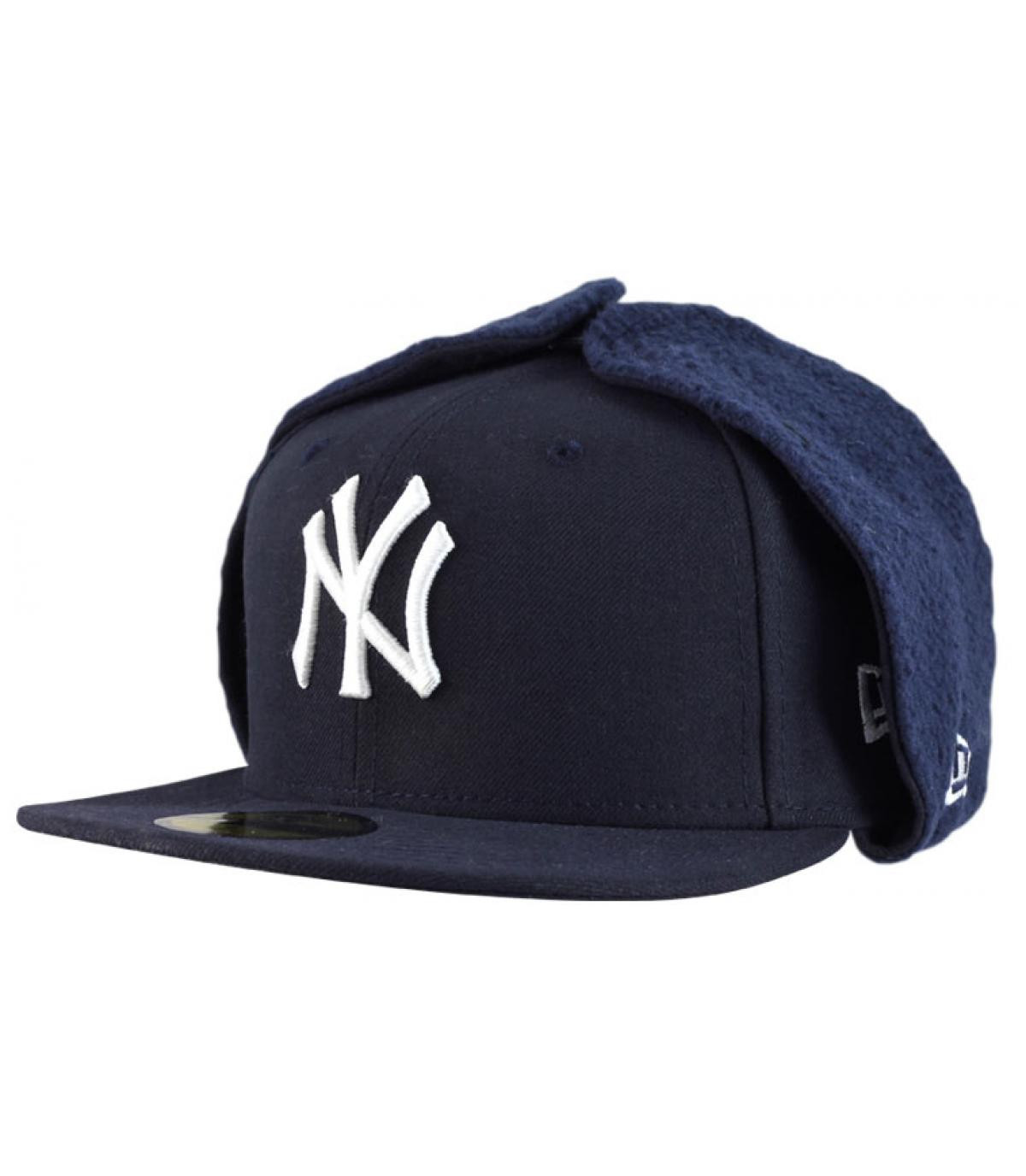 Gorra Orejeras azul cap NY Basic Dogear